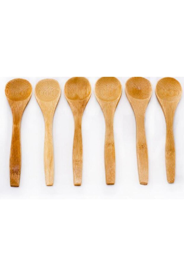 Mama Kaşığı Ahşap Bambu 6'lı 9002270 - 1