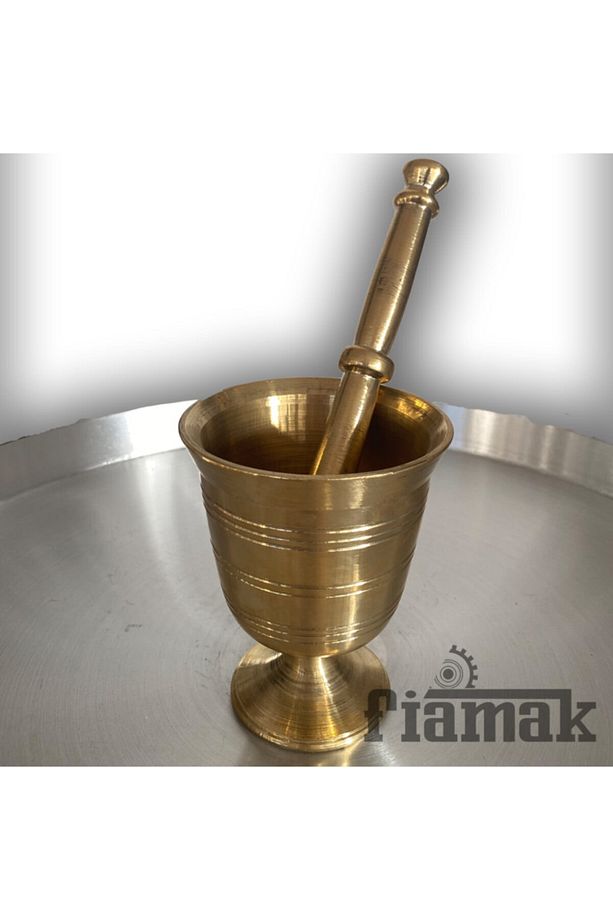 Bakır Sarımsak Döveceği 8 cm - 2