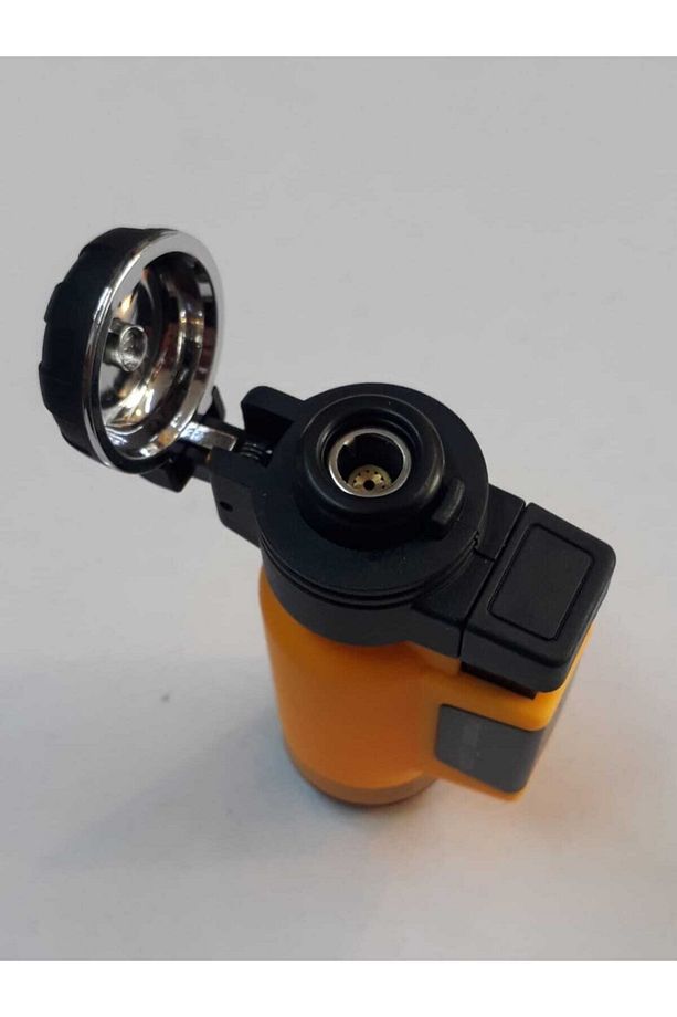 Turbo Tek Pürmüz Alev Pro Çakmağı Sarı - 2
