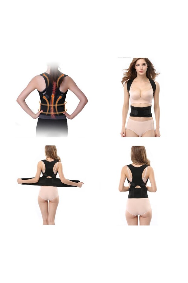 Upright Posture Corset Waist Back Corset Anti-Hunchback Relief Magnetic Apparatus for Women and Men