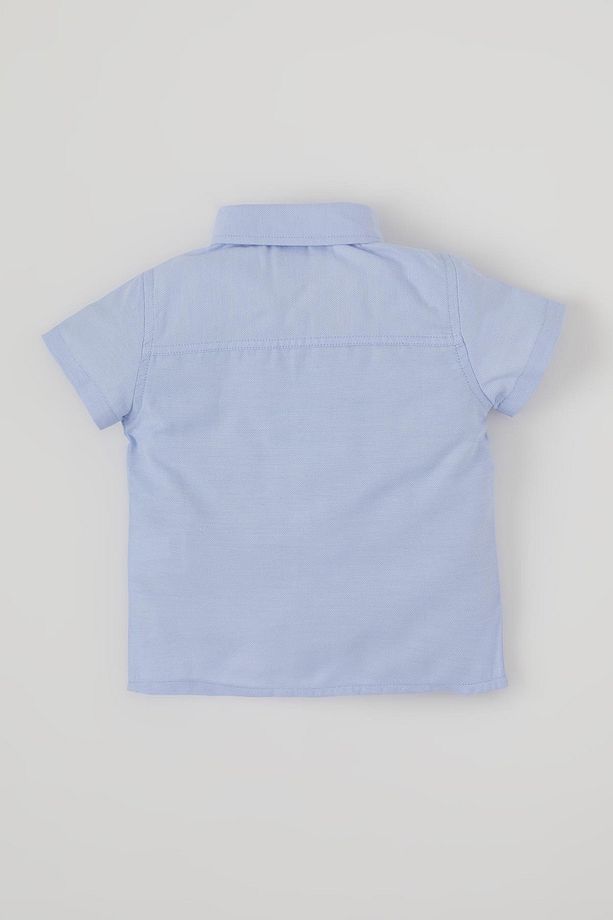 Erkek Bebek Regular Fit Basic Kısa Kollu Gömlek - 2
