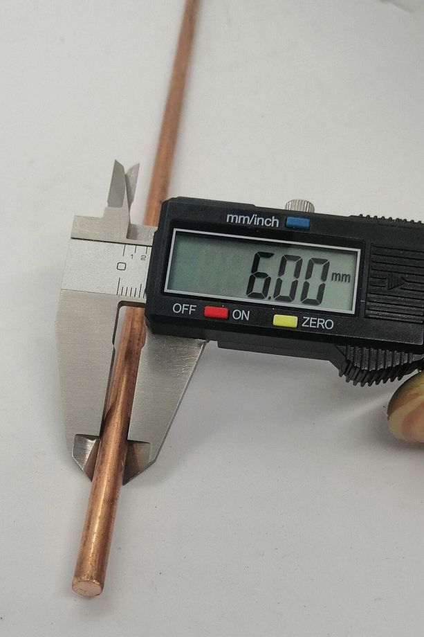Bakır Çubuk 6 Mm Topraklama Çubuğu Saf - 1