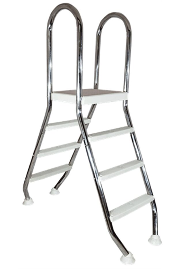 Elevada Seri Yerüstü Havuz Merdiveni 4+4 Basamaklı Ve Platformlu - 1