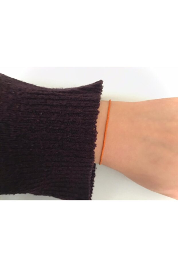 Adjustable Lucky Bracelet - Orange String Sturdy Bracelet