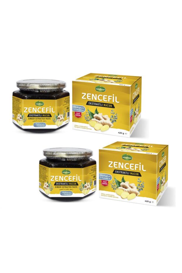 Zencefil Ekstraktlı Bitkisel Bal Karışımı 420 G X 2 Adet - 1