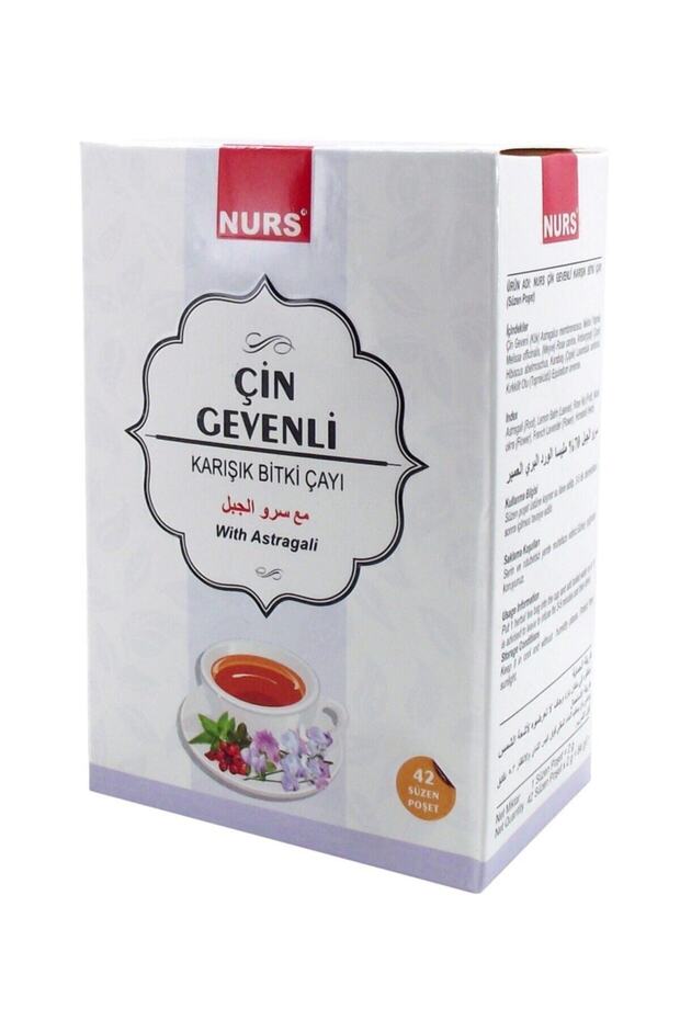 Nurs Çin Gevenli Karışık Bitki Çayı 42 Süzen Poşet - 1