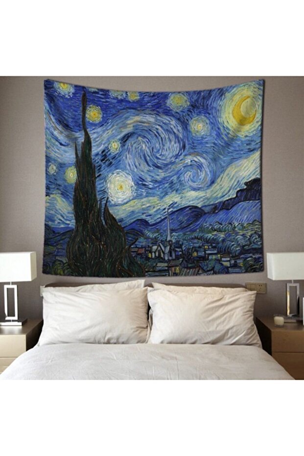 1st Quality Starry Night Wall Cloth Wall Tapestry Tapestry