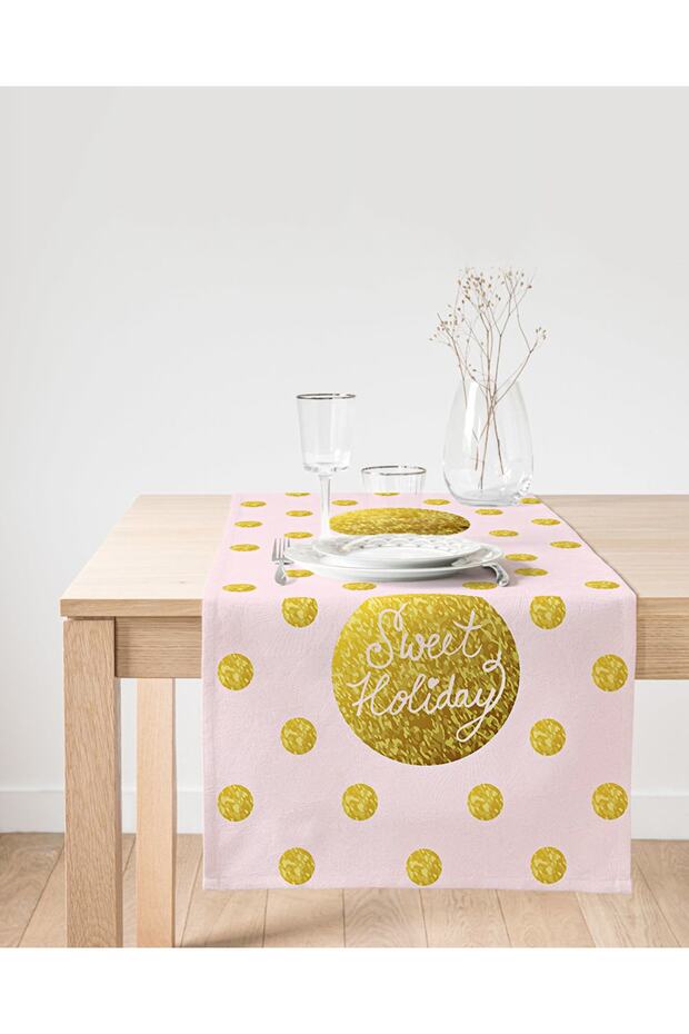Specially Designed Digital Printed Decorative Suede Runner - 1