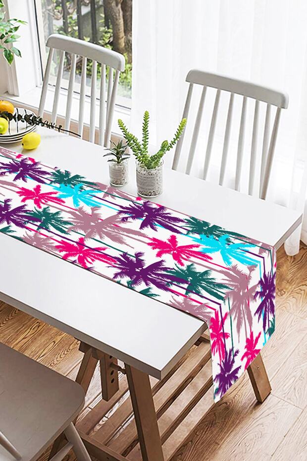 Specially Designed Digital Printed Decorative Suede Runner - 2