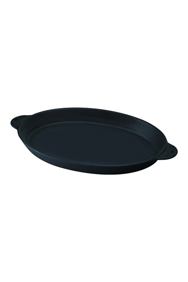 Cast Iron Oval Fajita Pan 18x24 Cm Double Handled Pan