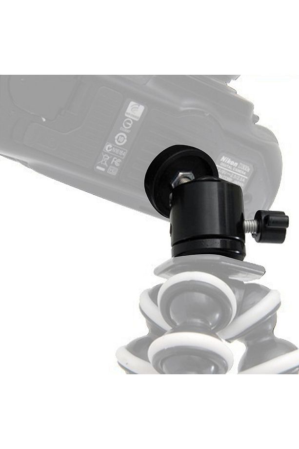 Gopro Uyumlu 360 Derece Oynar Başlıklı Tripod Adaptörü - 3