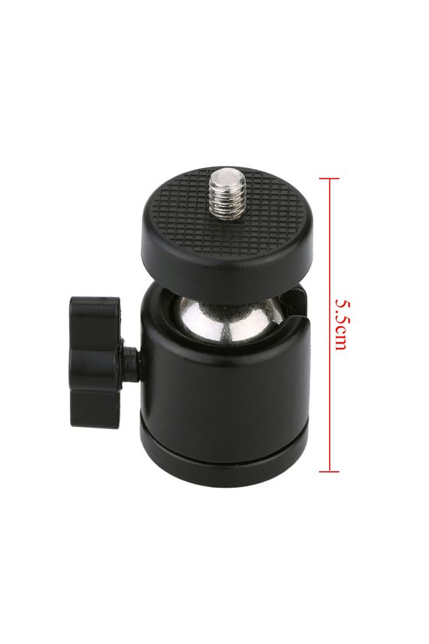 Gopro Uyumlu 360 Derece Oynar Başlıklı Tripod Adaptörü - 4