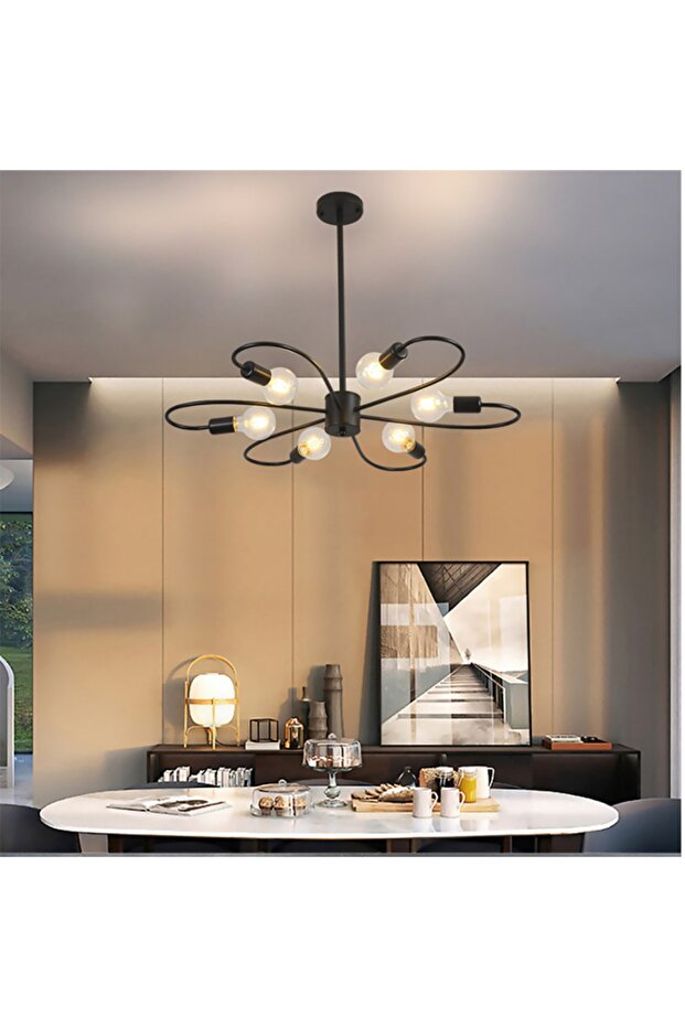 Modern Fixture Avize 6’lı - 2