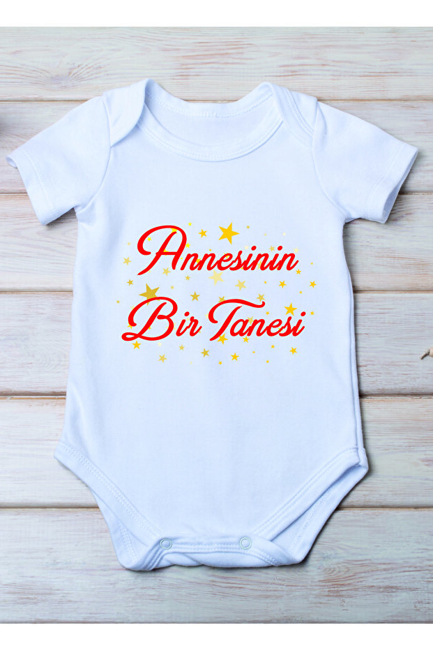 Mother's One Printed Cotton Baby Bodysuit