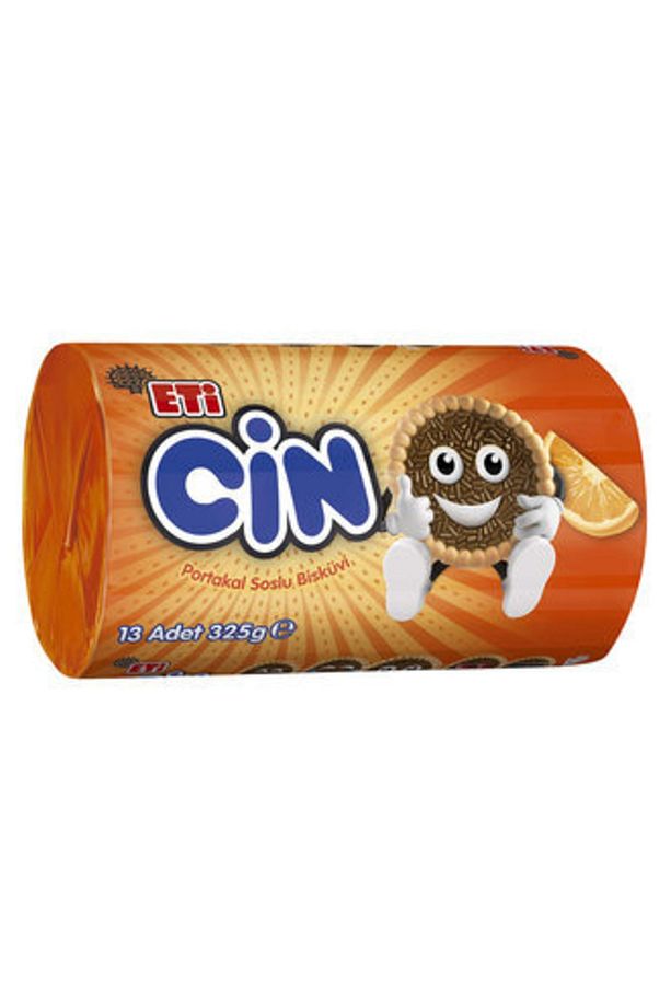 Cin Portakal Jöleli Bisküvi Çoklu Paket 325 G ( 10 Adet ) - 1