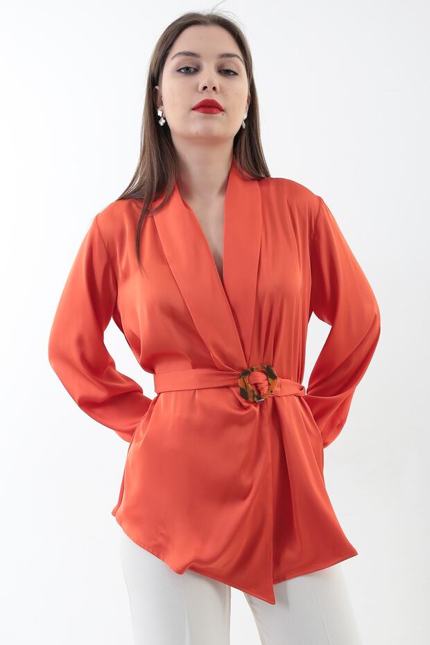 بلوزة برتقالية - 2