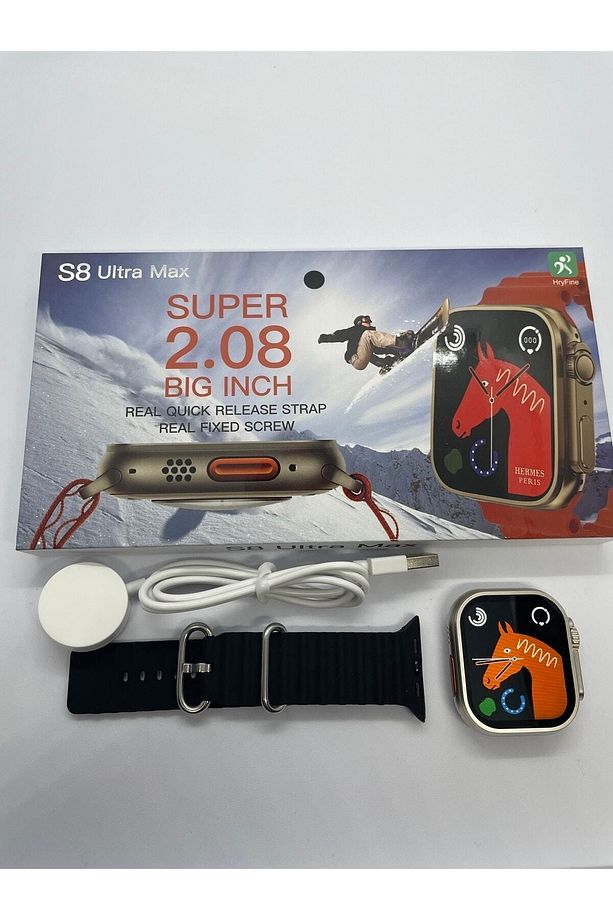 Watch Ultra Plus S8 Ultra Max Pro 49 Mm 2.08 Inc Ekran Akıllı Saat Nfc Siri Sesli Görüşme - 2
