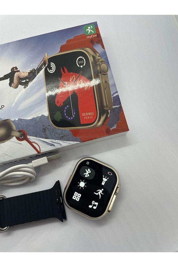 Watch Ultra Plus S8 Ultra Max Pro 49 Mm 2.08 Inc Ekran Akıllı Saat Nfc Siri Sesli Görüşme - 4