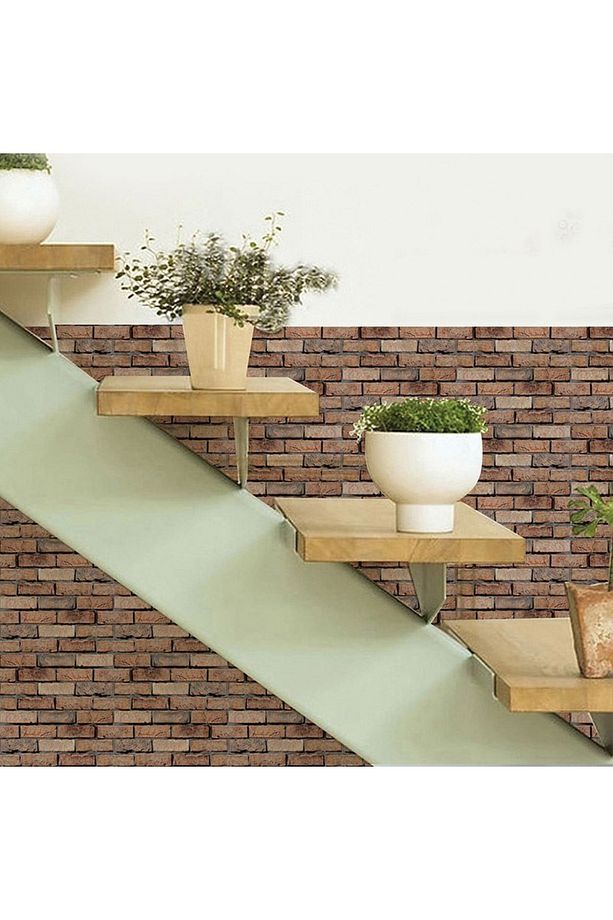 1adet 30cmx30cm 3d Kendinden Yapışkanlı Duvar Kağıdı Kaplama Su Geçirmez Mutfak Banyo - 3