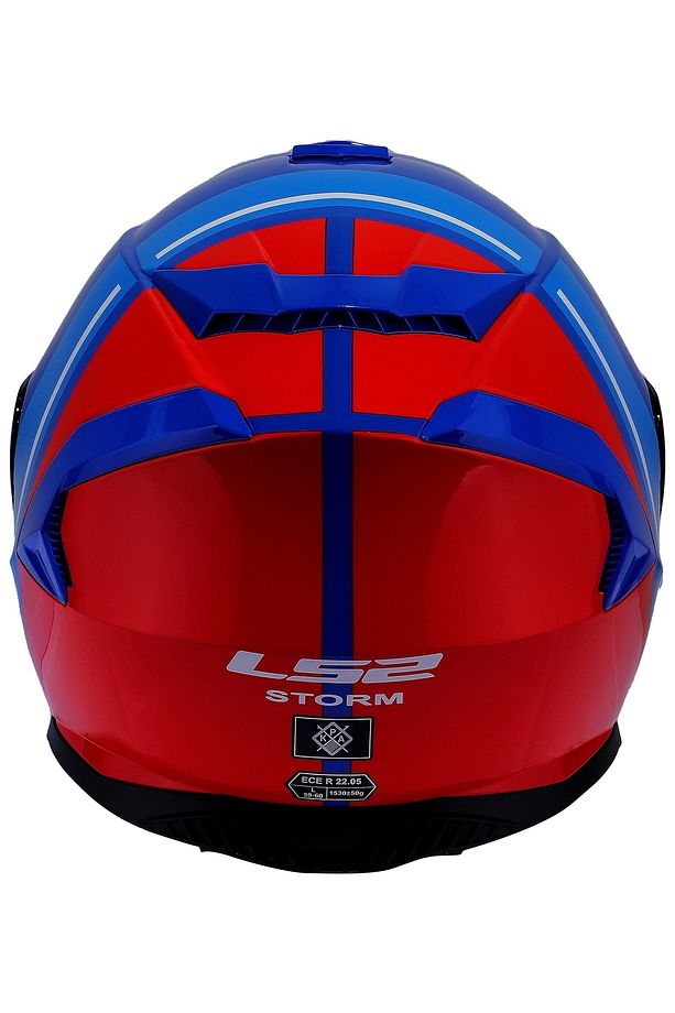 Storm Slant Mavi-kırmızı Kask - 5