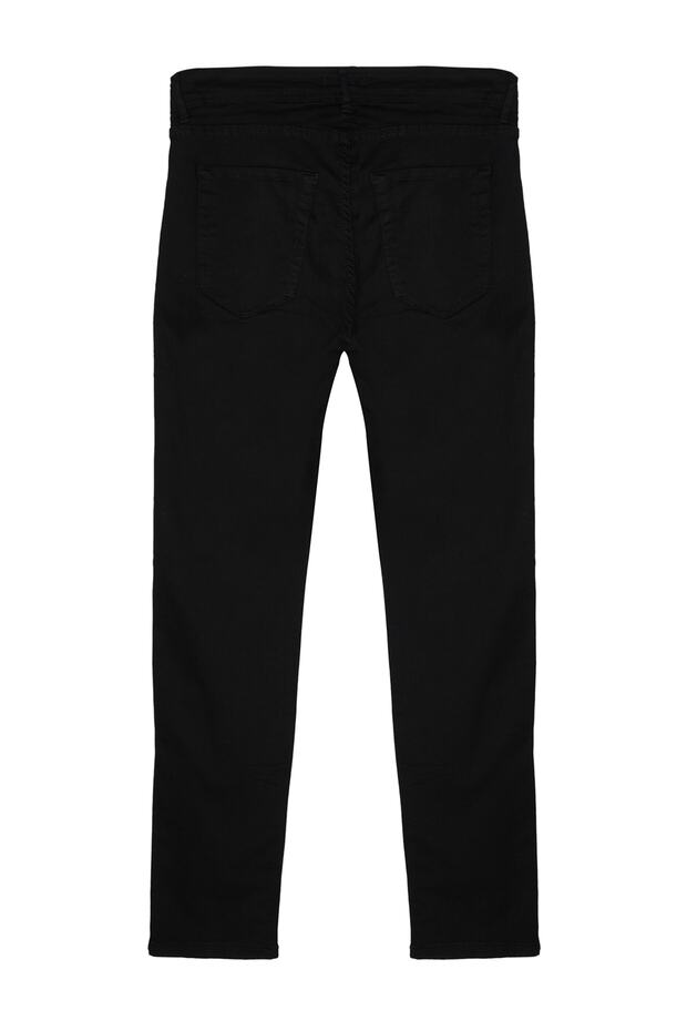 Siyah Smoke Esnek Kumaş Skinny Dar Kesim Jeans Kot Pantolon TMNAW20JE0369 - 8