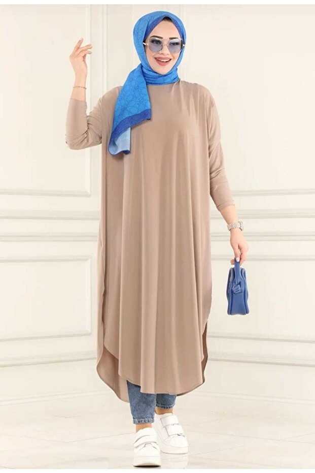 Basic Sandy Tesettür Tunik - 2