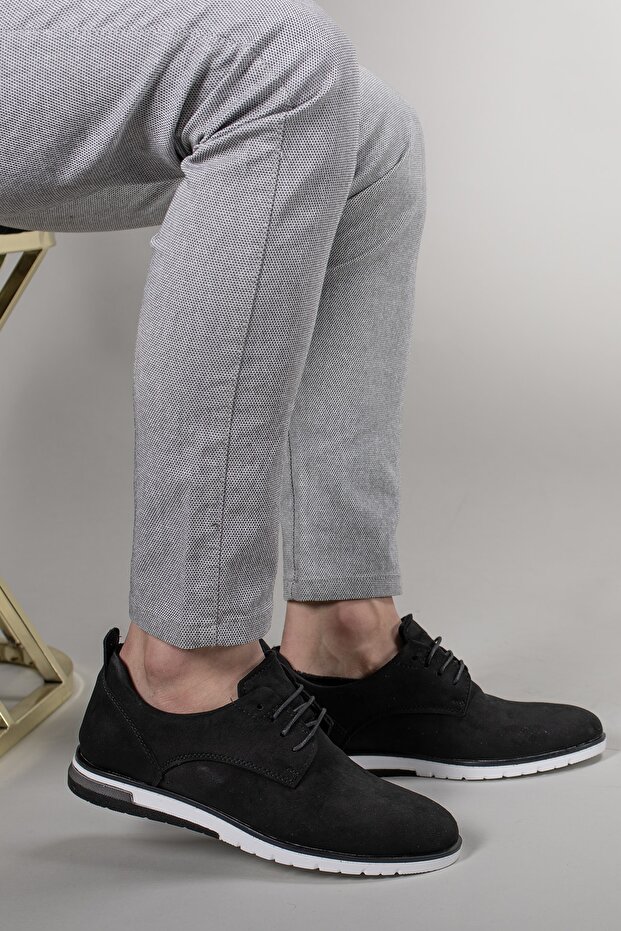 Men's Casual Shoes0012206 Suede Black