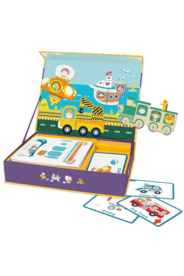 Calimera Toys Vehicles Magnet Puzzle Game