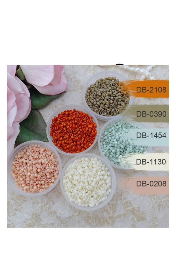 Miyuki 11 00 Delica Beads Mixed Color Series 2 Grams of Each Color Db Codes Are Available in the Picture