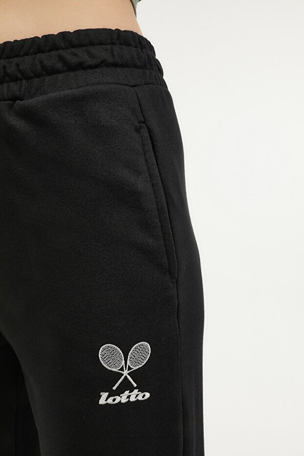 W-slg09 Anıta Jogger 2pr Siyah Kadın Eşofman Altı - 4