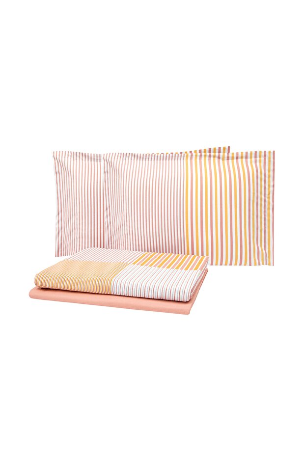 Corwin Tek Kişilik Pike Takımı - Blush - 5