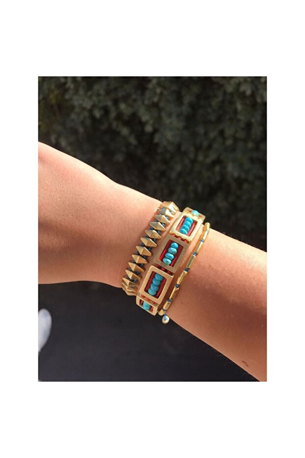 Bronz Elips Bileklik - 5