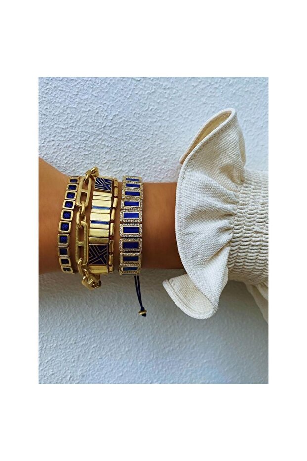 Bronz Elips Bileklik - 6