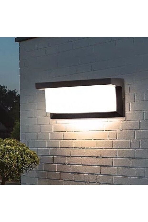 شمعدان حائط LED 18 واط للاستخدام الخارجي، ضوء نهاري 3000 كلفن