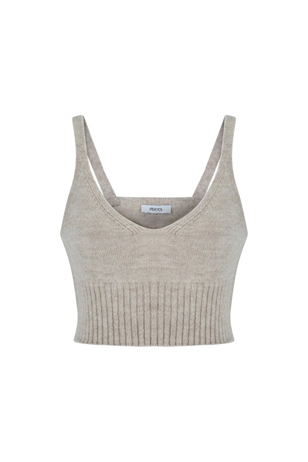 Askılı Crop Triko - 5