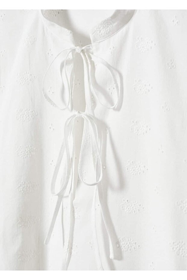 Ajurlu Pamuklu Gecelik - 5