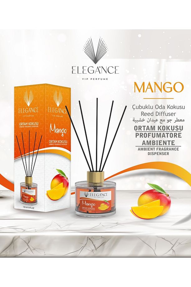 Mango Bambu Cubuklu Ortam ve Oda Kokusu 130 ml - 1