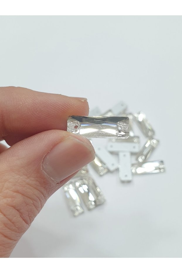 Strut Crystal Stone - 6*18mm Baguette Crystal (50 Ad)