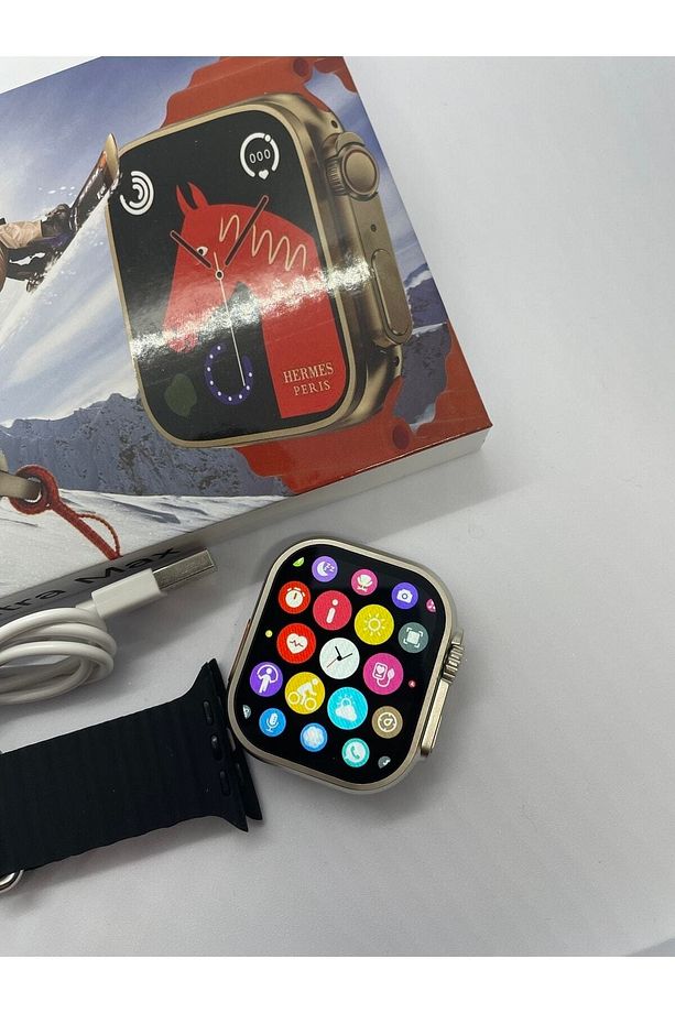 Watch Ultra Plus S8 Ultra Max Pro 49 Mm 2.08 Inc Ekran Akıllı Saat Nfc Siri Sesli Görüşme - 3