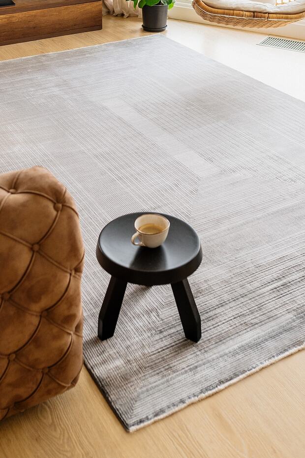 Soho Chrome - Charcoal Modern Oturma Ve Salon Halısı - 4