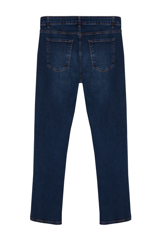 İndigo Esnek Kumaş Regular Fit Jeans Kot Pantolon TMNAW23JE00036 - 12