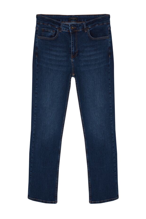 İndigo Esnek Kumaş Regular Fit Jeans Kot Pantolon TMNAW23JE00036 - 10