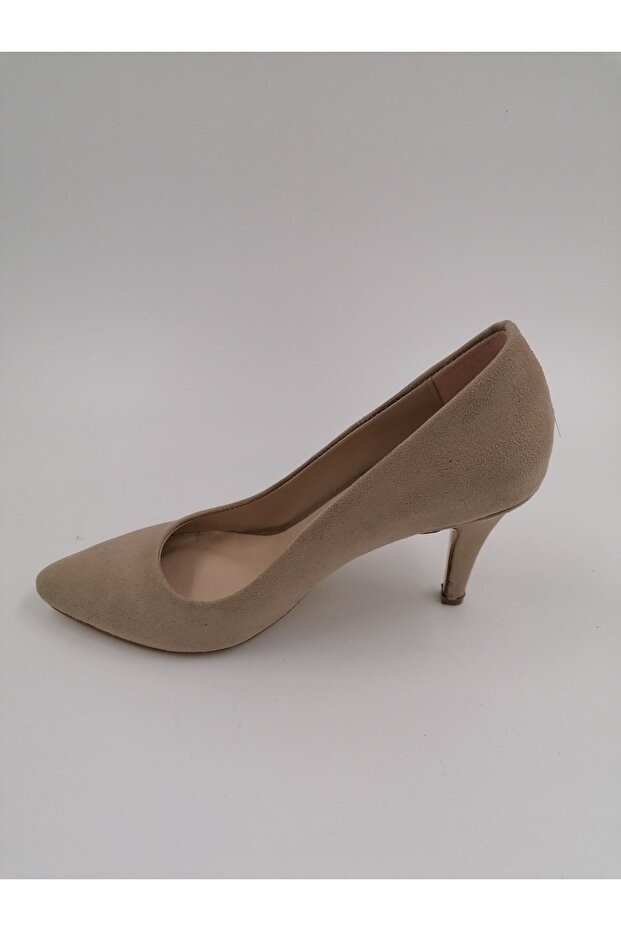 Msm Nude Suede Toc Stiletto - 2