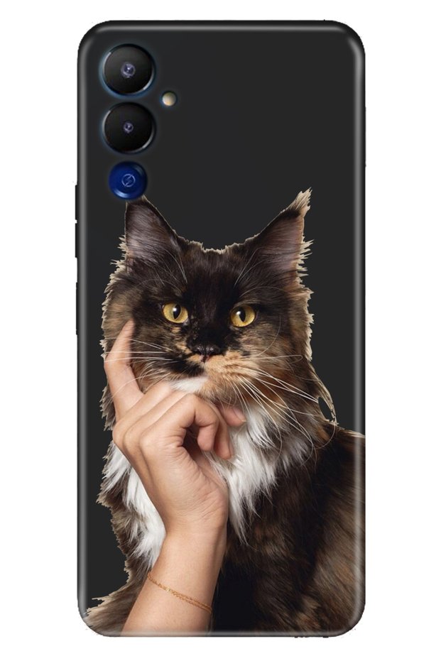 Pova 4 Case Silicone Patterned Illustrated Uv Cover Think Be Cat