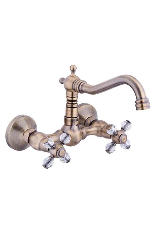Antique Ottoman Swivel Embellished Washbasin Faucet
