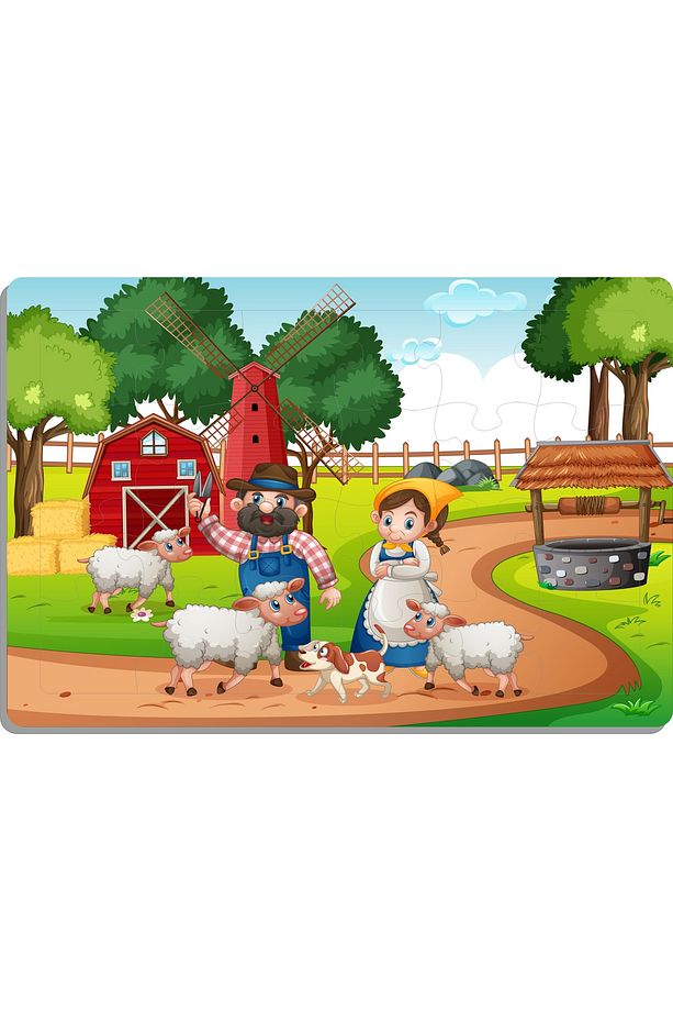Ahşap Çocuk Yapboz Puzzle Seti 5’li (model-2) - 3