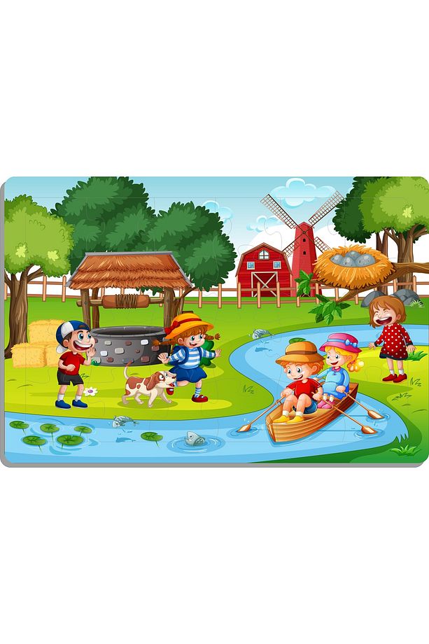 Ahşap Çocuk Yapboz Puzzle Seti 5’li (model-2) - 6