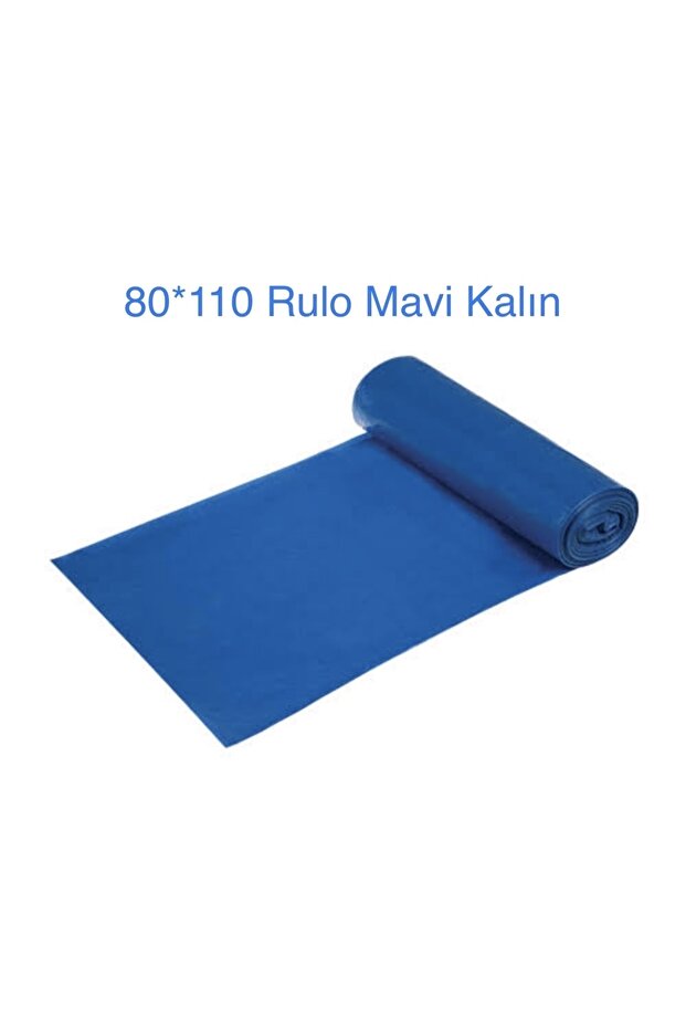 700 Gr 80*110 Mavi Kalın Çöp Torbası 1rulo - 1