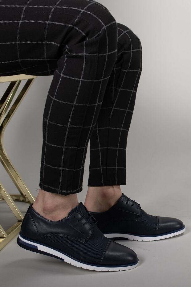 Men's Casual Shoes0012397 Navy Blue