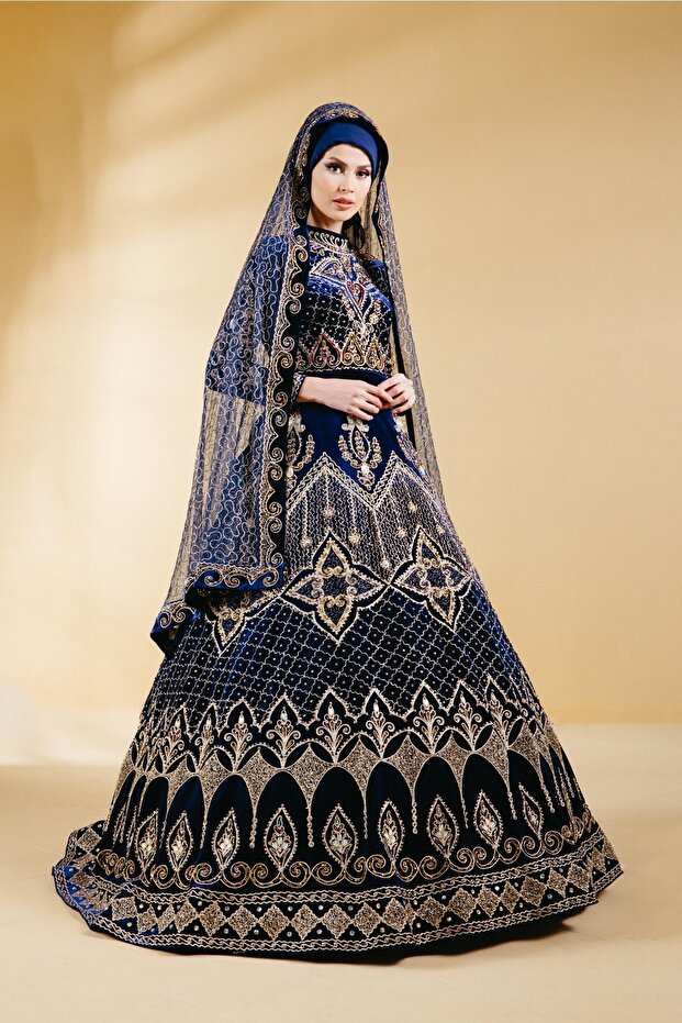 Lacivert Tesettür - 1